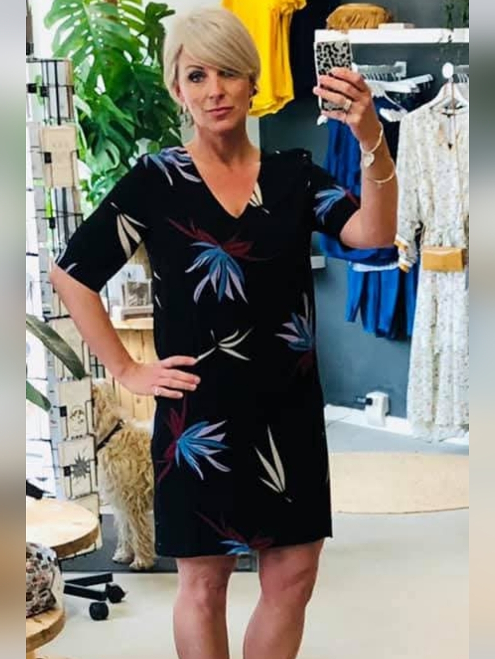 Yaya sheath dress size 38 Floral